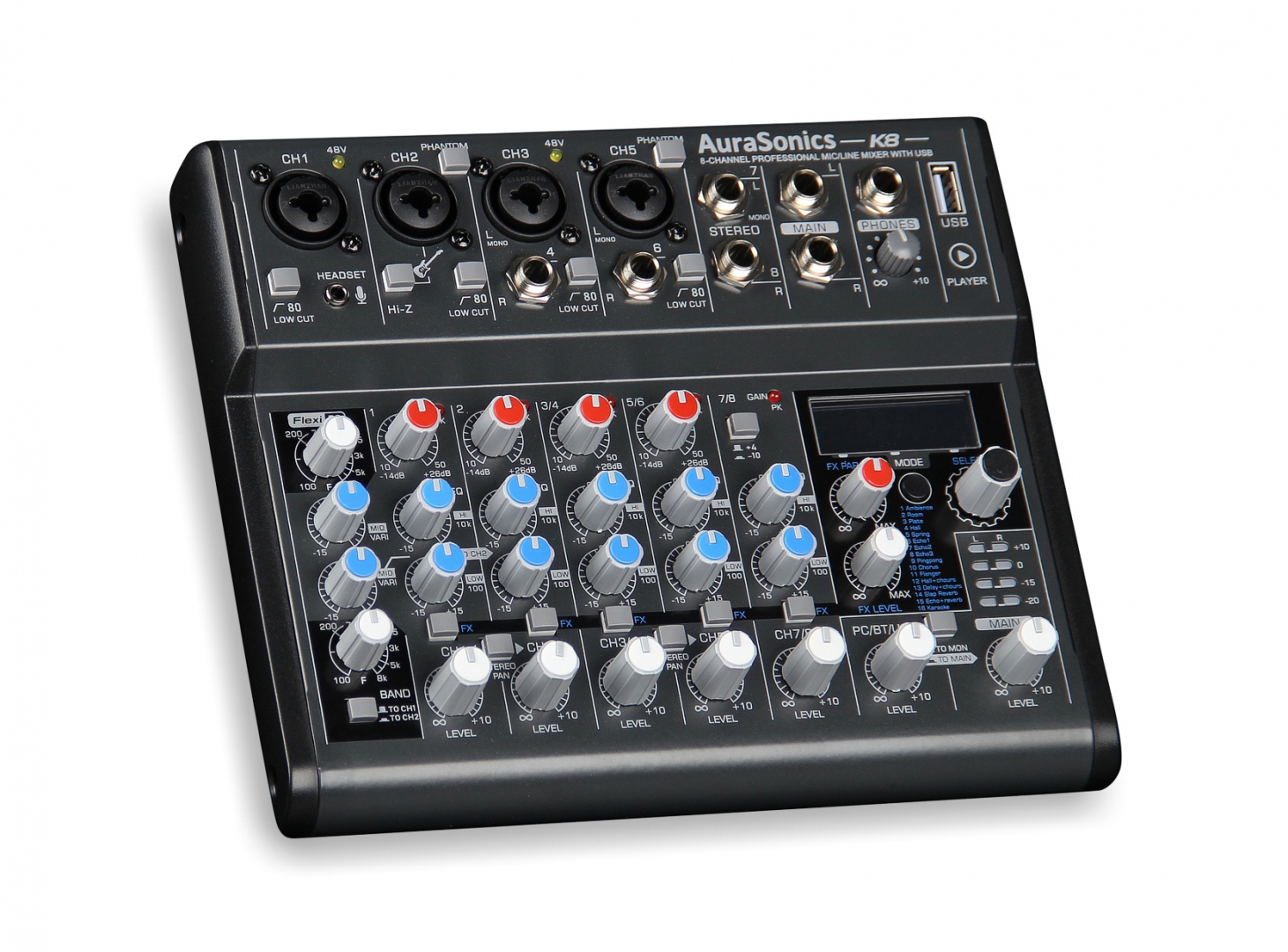 AuraSonics K8 компактный микшерный пульт в Чулыме