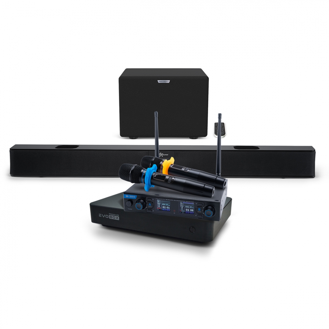 Hi-End караоке-система EVOBOX Premium + EvoSoundBar (саундбар с караоке) в Чулыме