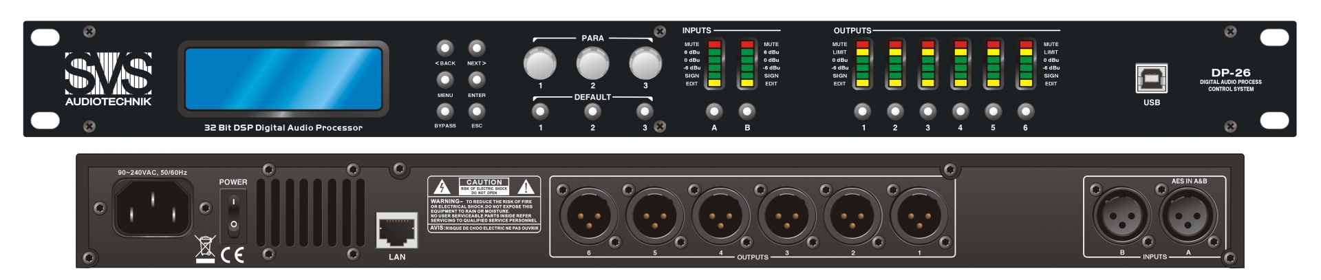 SVS Audiotechnik DP-26 Цифровой процессор: 2 входа 6 выходов в Чулыме