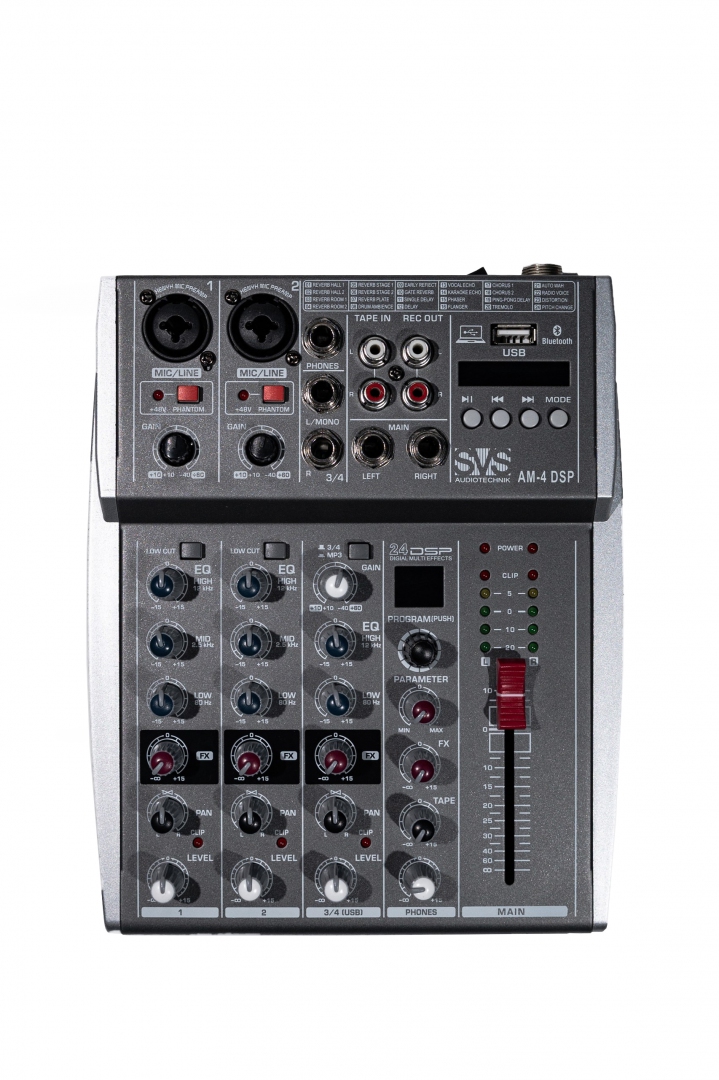 SVS Audiotechnik mixers AM-4 DSP Аналоговый микшерный пульт, 4-канала в Чулыме