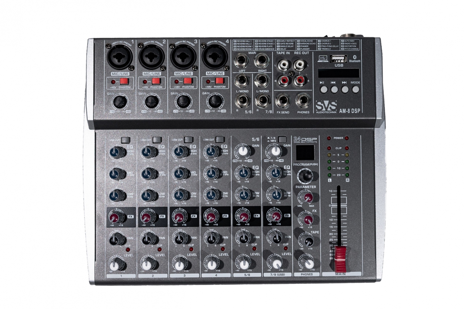 SVS Audiotechnik mixers AM-8 DSP Микшерный пульт аналоговый, 8-канальный в Чулыме